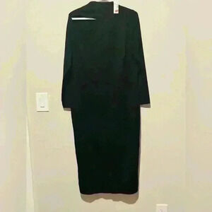 Plus size Additional Elle long sleeve black  dinner dress size 18